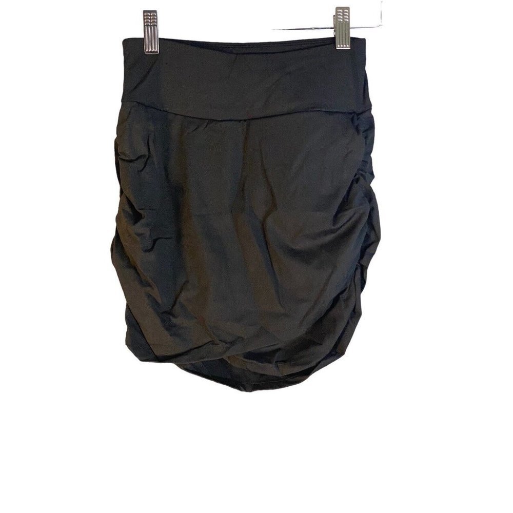 Halara Womens‎ Side Ruched Pull On Skort Black Size XS